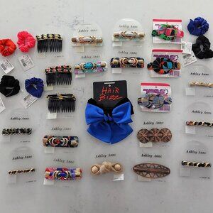 NEW NOS Huge Lot Vintage 80s 90s Hair Accessories Clips Slides Bow Barrette +